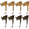 4 Pcs Brass Chinese Dragon Wall Hook – Dark Academia Feng Shui Coat & Towel Hanger