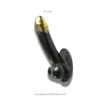 8 inch solid brass penis door pull handle that doubles as a wall hook, handmade novelty statement hardware