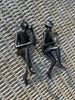 Acrobatic wall art, large solid bronze metal wall sculpture decor