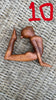 Hand-Carved Wooden Yoga Poses Art - Serene and Spiritual Home Decor