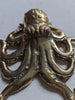 Brass wall decor octopus hanger