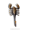 Brass Scorpion Wall Hook – Gothic Dark Academia Key, Towel & Jewelry Hanger