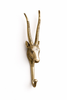 Brass animal wall hook impala antelope sculpture decorative wall hook