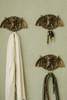 brass bat wall hook set used in entryway gothic decor organizer for keys leash and towel