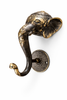 Brass elephant animal wall hook decorative safari home decor