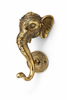 Brass elephant coat hook decorative animal wall hook for entryway storage