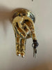 Brass hand wall hook holding chain jewelry, stylish jewelry holder and statement wall hook for accessories