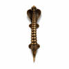 Antique brass cobra door handle vintage serpent door pull handcrafted hardware
