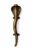 Antique dark brass cobra door handle vintage serpent entry hardware