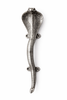 Silver brass cobra door handle vintage serpent entry hardware