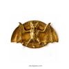 gold brass bat wall hook gothic decor single piece polished finish wall hook
