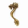Gold solid brass dragon door handle luxury front door pull hardware