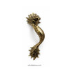 Gold dragon door pull solid brass decorative entry door hardware