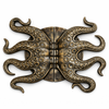 Antique finish octopus tentacle hardware reference image showing dark aged tone and texture