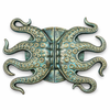 Green patina octopus tentacle door pull reference image showing oxidized coastal finish