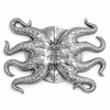 Silver finish octopus tentacle door pull reference image showing raw metallic tone (single option)