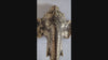 Elephant/Ganesha entry door handle, vintage bronze elephant door handle
