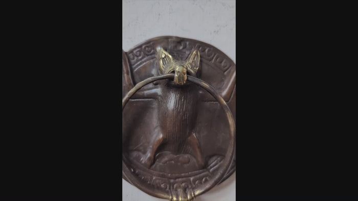 bat-towel-ring-brass-gothic- video