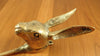 Storybook brass rabbit hook for children’s room