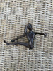 Acrobatic wall art, large solid bronze metal wall sculpture decor