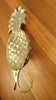 Hawaii-an stle gold brass pineapple double hook back on the table
