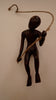 Acrobatic wall art, large solid bronze metal wall sculpture decor