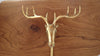 Brass Moose hook in entryway – hang coats, hats, or scarves