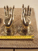 Brass Buddha Hand Shuni/Abhaya. Size #1