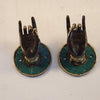 Mini set Brass Buddha Hand Shuni/Abhaya. Size #7