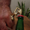 Unique Naked woman silhouette brass bottle opener - Exquisite Handcrafted Art Piece