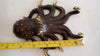 Brass wall decor octopus hanger