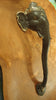 Elephant/Ganesha entry door handle, vintage bronze elephant door handle