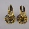 Brass SET Buddha Hand Shuni or Abhaya. Size #5