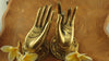 Brass Buddha Hand Shuni/Abhaya. Size #3