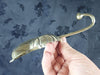 Brass sea shell, Trumpet Shell  Hook