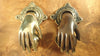 Bronze door knocker fist & ball door knocker