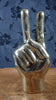 Peace decorative brass hand