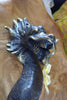 Bronze dragon door handle