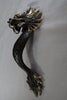 Bronze dragon door handle