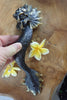 Bronze dragon door handle