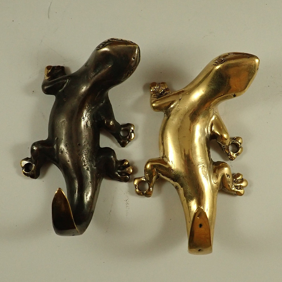 Gecko Lizard hook. Set of 2 – Ubud Glass