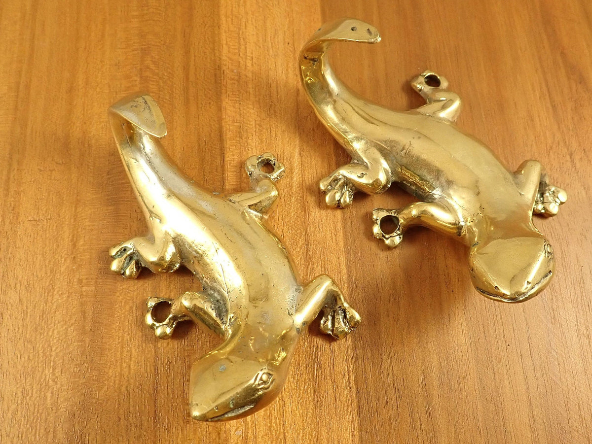 Gecko Lizard hook. Set of 2 – Ubud Glass