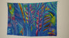 Hand painted batik, sarong, wall art