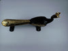 Peacock door handle solid brass door pull