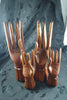 Hand carved set left and right wood buddha hand mudra