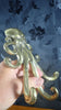 Patina brass octopus wall hook kraken coat hook antique finish detail