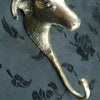 hook part of the brass ram wall hook